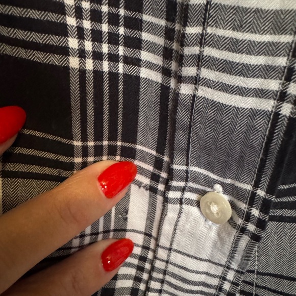 Frank & Eileen - Grayson Black and White Plaid Women’s Shirt - Picture 6 of 6